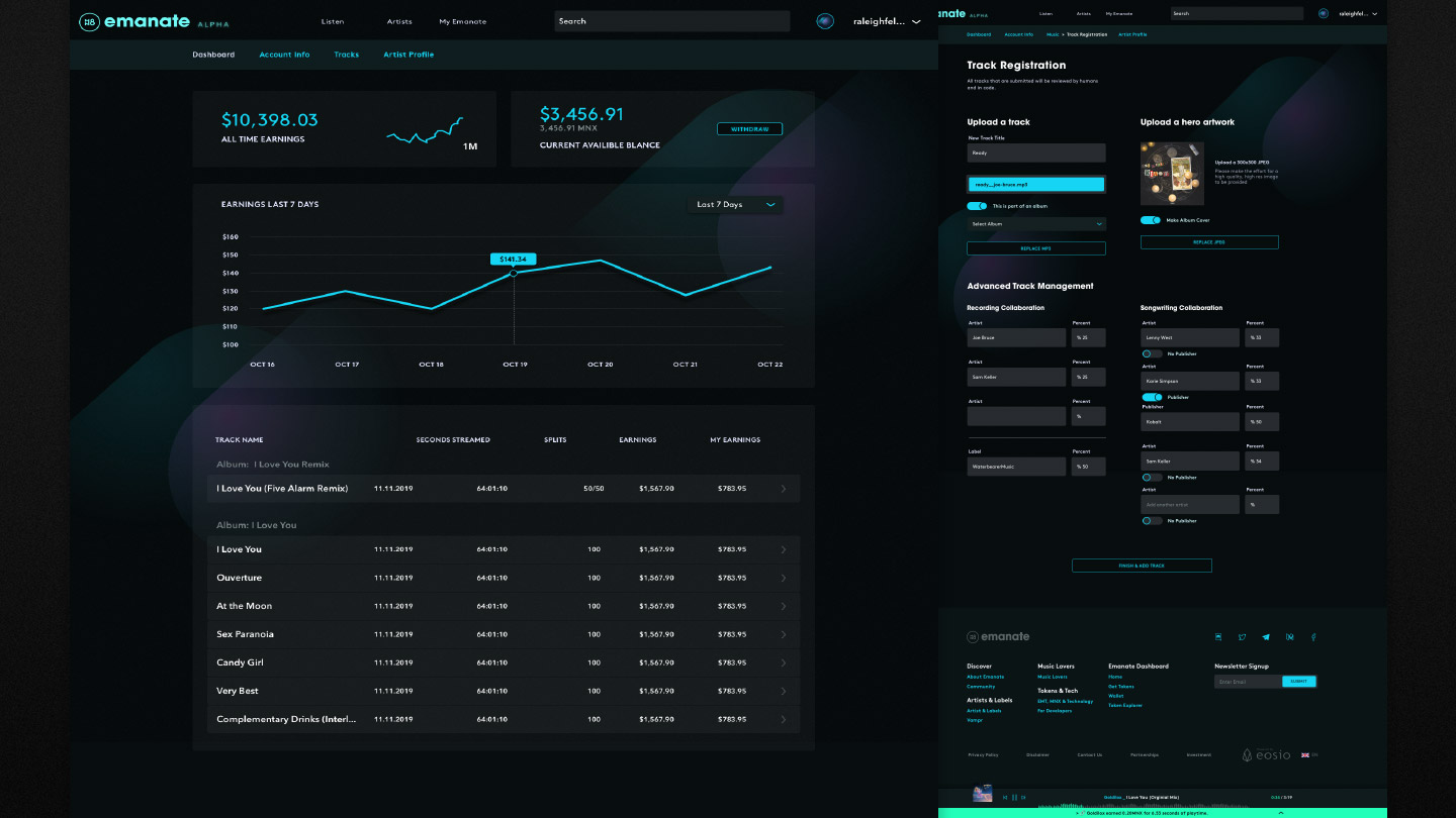 Emanate Dashboard